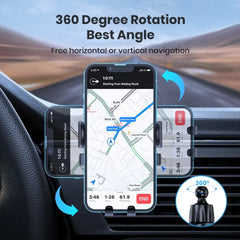 Solid Metal Car Air Vent Phone Holder With Gravity Sensor