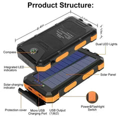 200000mAh Solar Power Bank