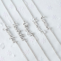 Personalized Name Necklace, Gold or Silver