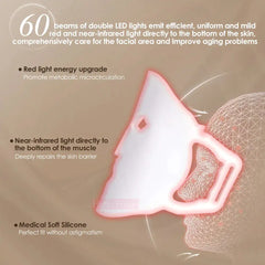 Chroma Glow Pro 7-Spectrum Light Therapy Facial Mask