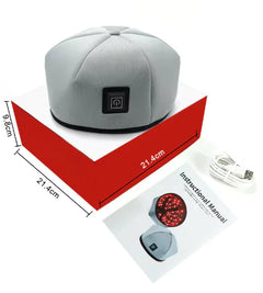 Red Light Infrared Therapy Soft Cap for Hair Growth, Hair Loss Prevention, and Scalp Relaxation